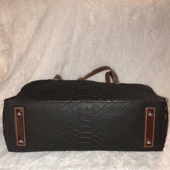 Dooney & Bourke Shannon Python Tote - Picture 3 of 10